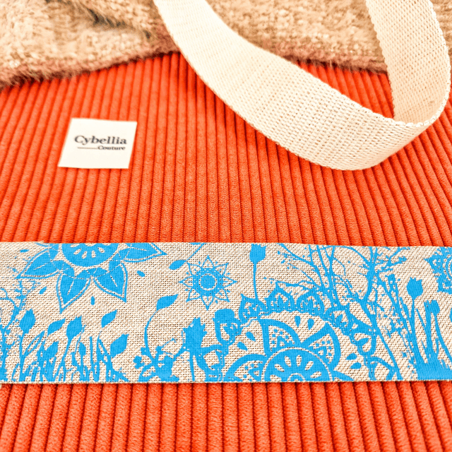 Kit tout-en-un personnalisable tote bag velours corail