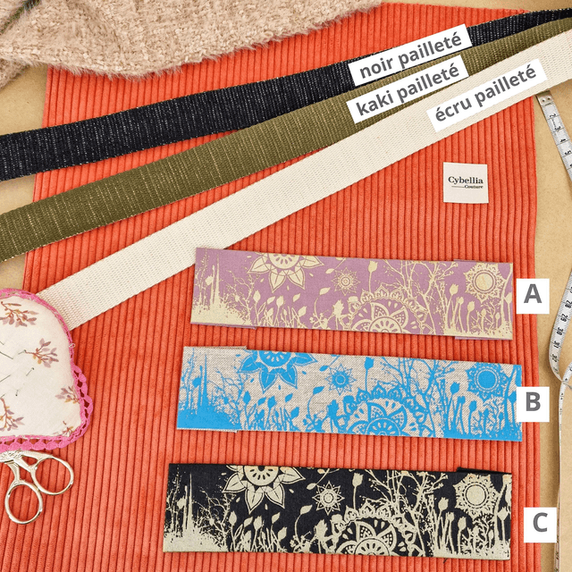Kit tout-en-un personnalisable tote bag velours corail